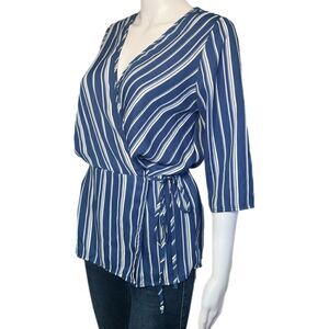 Sienna Sky Faux Wrap Top NWOT